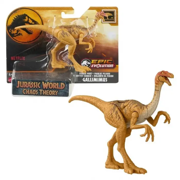 Jurassic World Kaos Teori Tehlikeli Dinazor Paketi Gallimimus - HLN49 HKT56