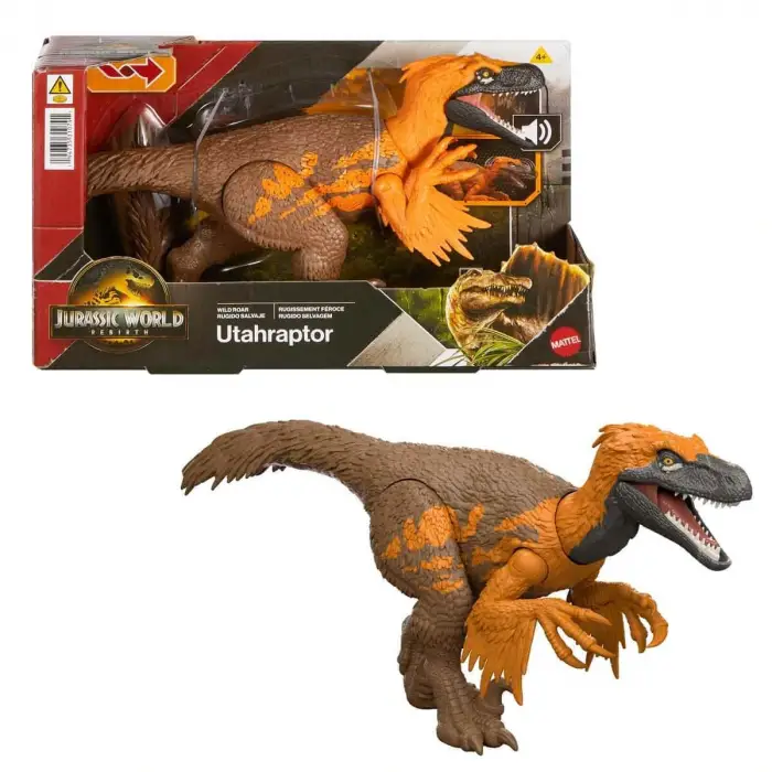 Jurassic World Kükreyen Dinozor Utahraptor Figür ,JGC80