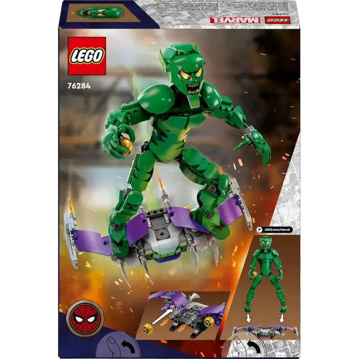 LEGO Marvel Green Goblin Yapım Figürü ,76284