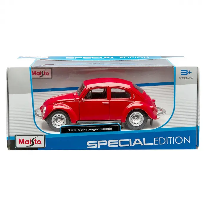Maisto 1:24 Volkswagen Beetle Kırmızı Metal Model Araba - 31926
