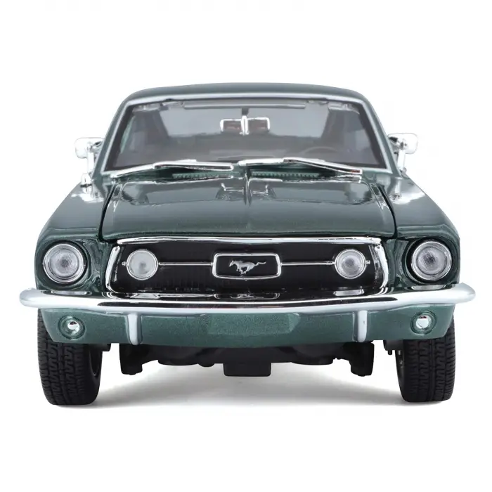 Maisto 1:18 1967 Ford Mustang GTA Fastback Diecast Model Araba Yeşil - 31166