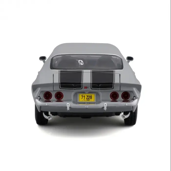 Maisto 1:18 1971 Chevrolet Camaro Diecast Model Araba Gri - 31131