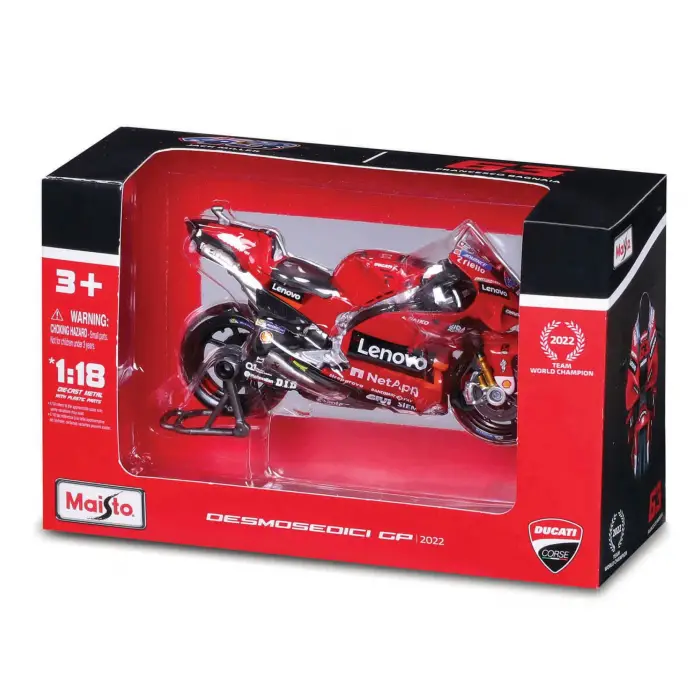 Maisto 1:18 Ducati Desmosedici GP 2021 Motosiklet Modeli - 36379