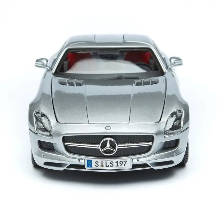 Maisto 1:18 Mercedes-Benz SLS AMG - Gri Die-cast Model Araba - 31389