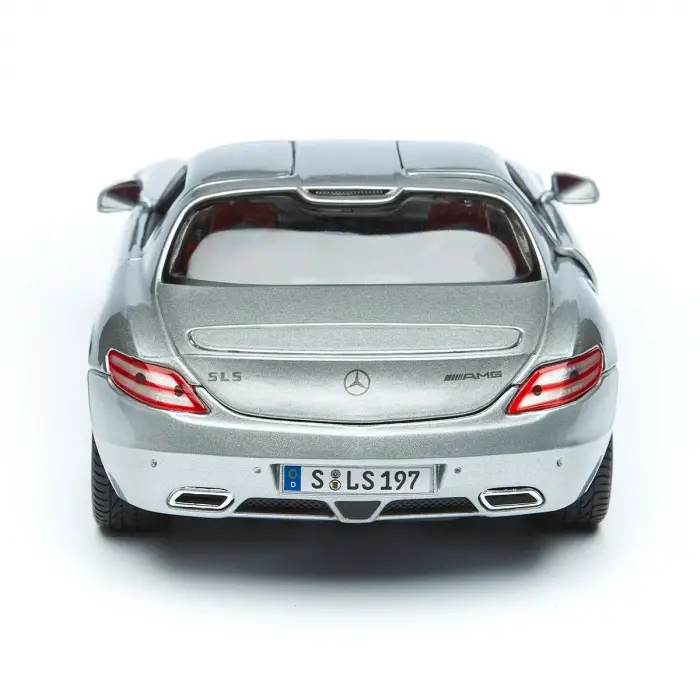 Maisto 1:18 Mercedes-Benz SLS AMG - Gri Die-cast Model Araba - 31389