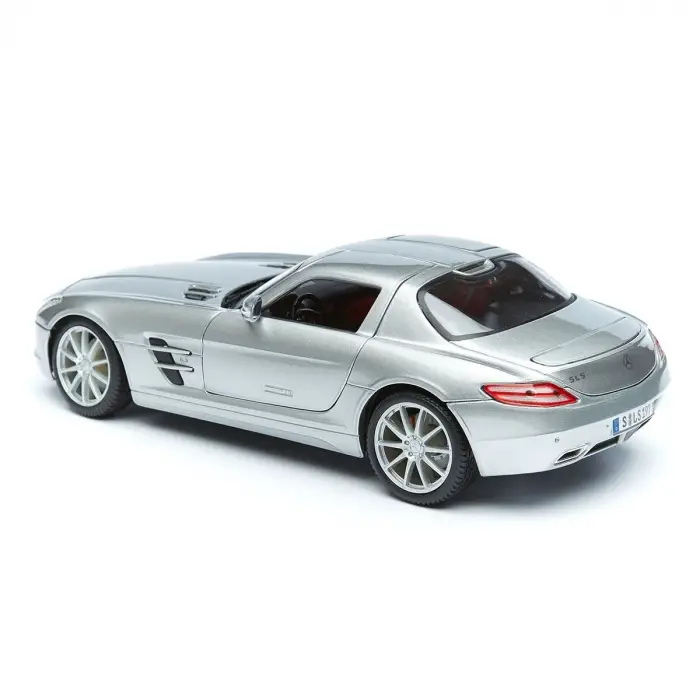 Maisto 1:18 Mercedes-Benz SLS AMG - Gri Die-cast Model Araba - 31389