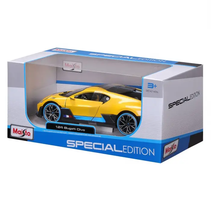 Maisto 1:24 Bugatti Divo Sarı Special Edition Metal Model Araba - 31526