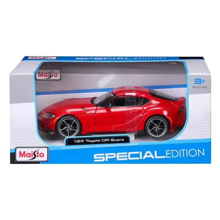 Maisto 1:24 Toyota GR Supra Diecast Model Araba Kırmızı - 32917