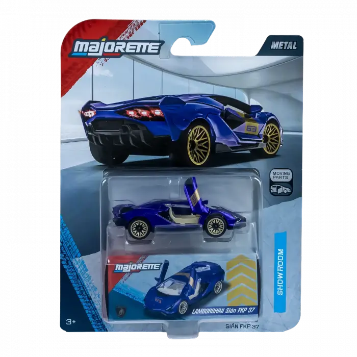 Majorette Showroom Deluxe Cars Moving Parts 6 Araçlık Set - Pur Sport