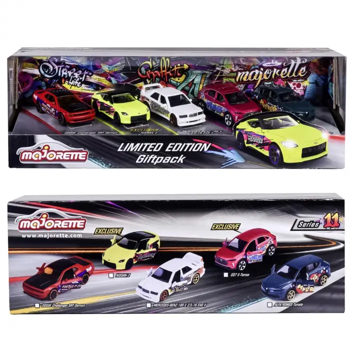 Majorette 5 Parça Hediye Paketi Grafiti Serisi - Series 11