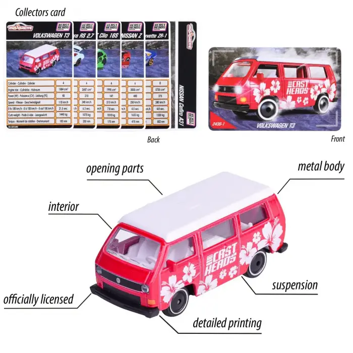 Majorette CastHeads Chevrolet Corvette ZR-1 - 212054210
