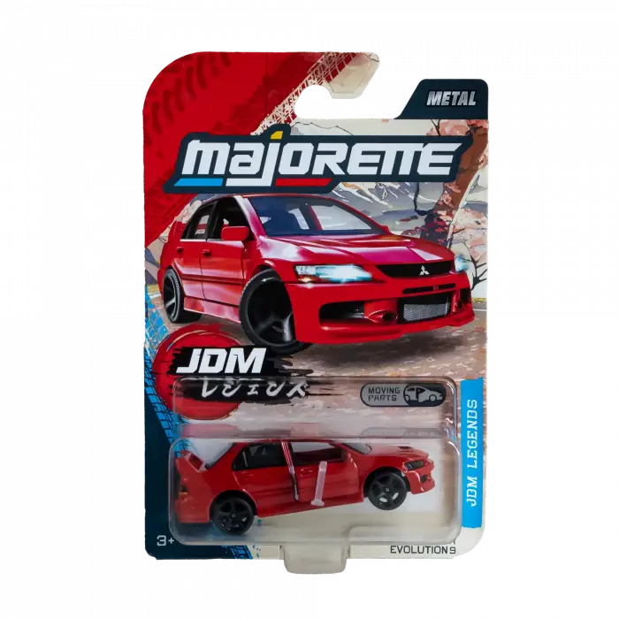 Majorette JDM Legends Mitsubishi Lancer Evolutions 9 Die-cast Model Araba