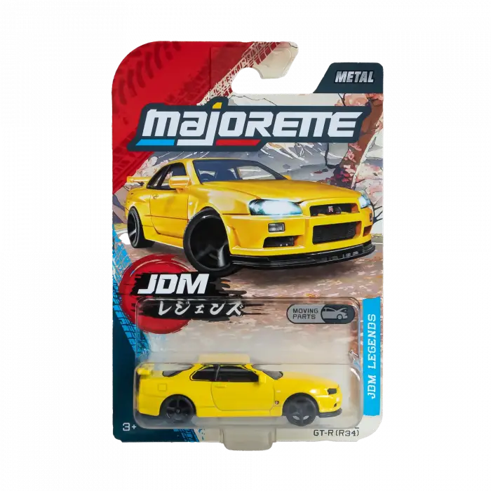 Majorette JDM Legends 7li Set 1:64 Die-Cast Model Araçlar - Chase Edition