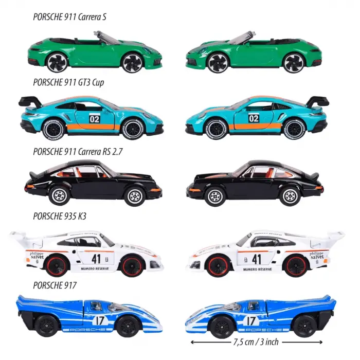 Majorette Porsche Edition - 5 Araçlı Gift Pack - 212053172