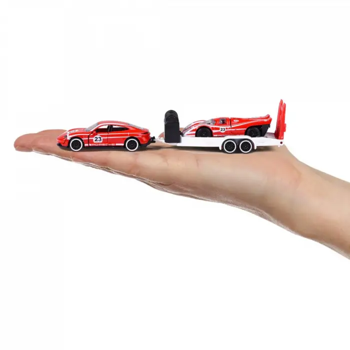Majorette Porsche Motorsport Race Trailer Set Diecast Model Araba - 212053112