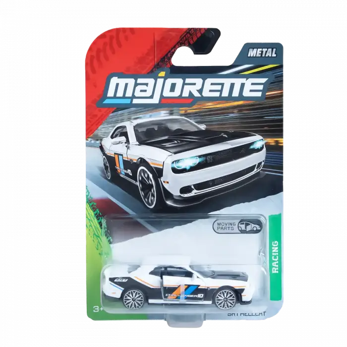Majorette Racing Dodge Challenger SRT Hellcat Diecast Model Araba