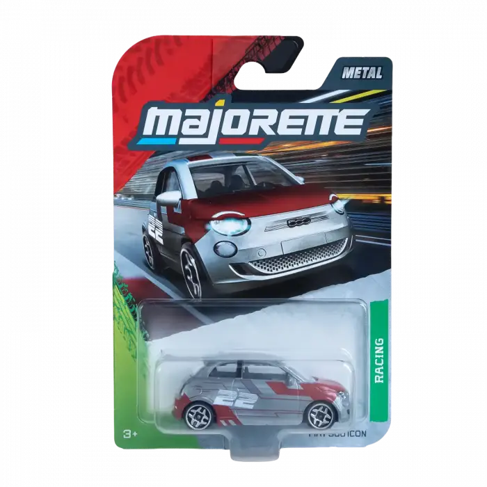 Majorette Racing Fiat 500 Icon Diecast Model Araba