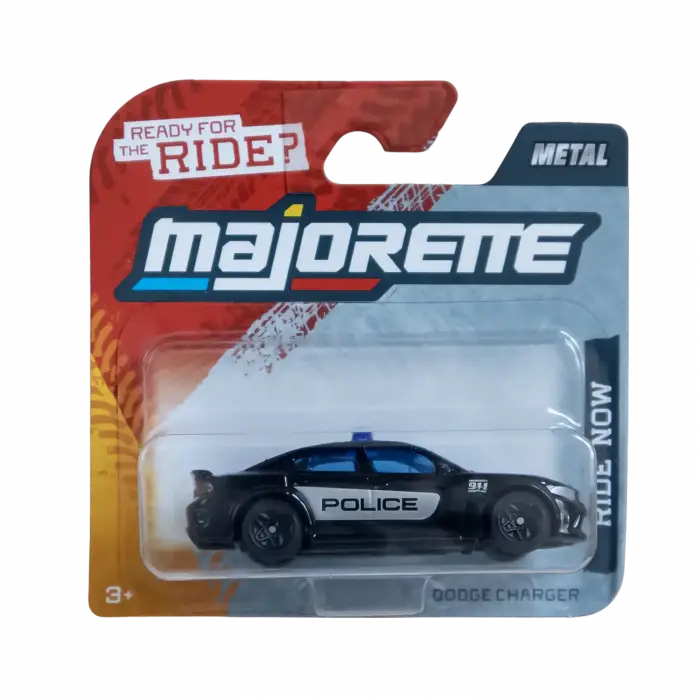 Majorette Street Cars Dodge Charger Police Diecast Model Araba