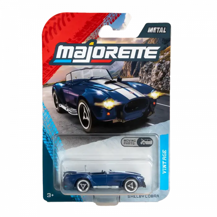 Majorette Vintage Shelby Cobra Diecast Model Araba