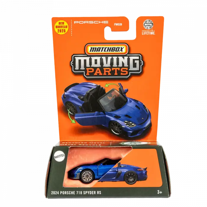 Matcbox Moving Parts - 2024 Porsche 718 Spyder RS