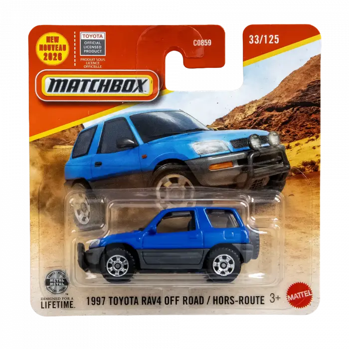 Matchbox 1997 Toyota Rav4 Off Road / Hors-route - 33