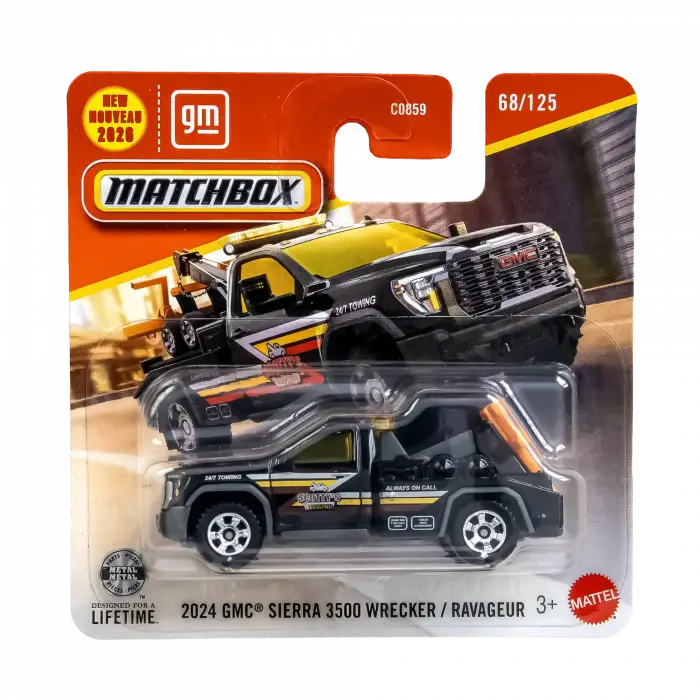 Matchbox 2024 GMC Sierra 3500 Wrecker / Ravageur - 68