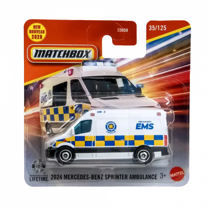 Matchbox 2024 Mercedes-Benz Sprinter Ambulance - 35