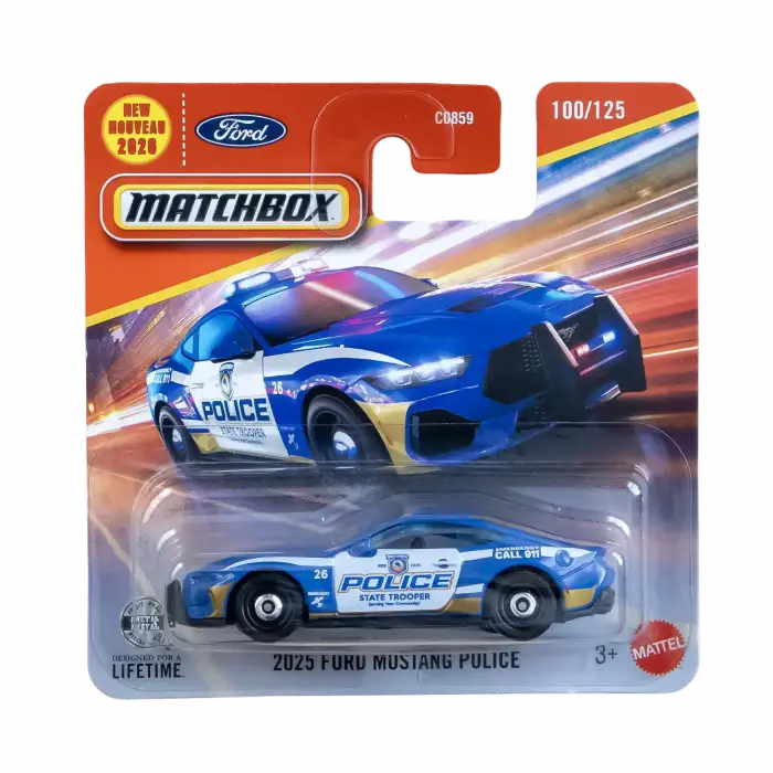 Matchbox 2025 Ford Mustang Police - 100