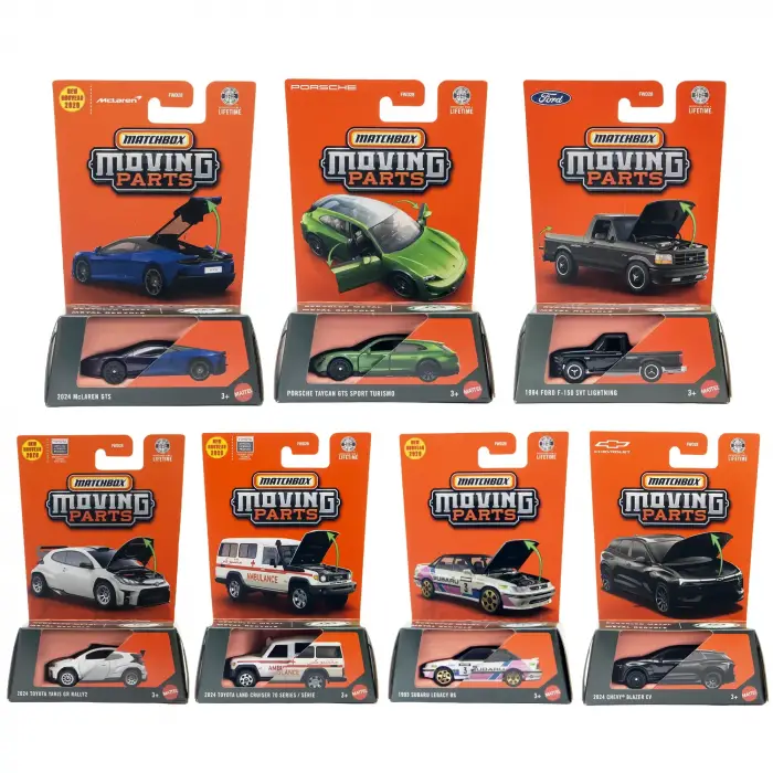 Matchbox Moving Parts 2026 - 7 Araçlık Set FWD28-978N