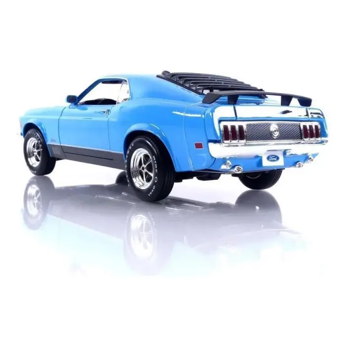 Maisto 1:18 1970 Ford Mustang Mack 1 Diecast Model Araba Mavi - 31453