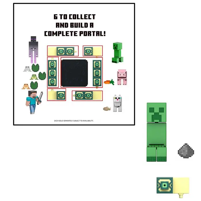 Minecraft Creeper Figürü - Build a Portal HMB20