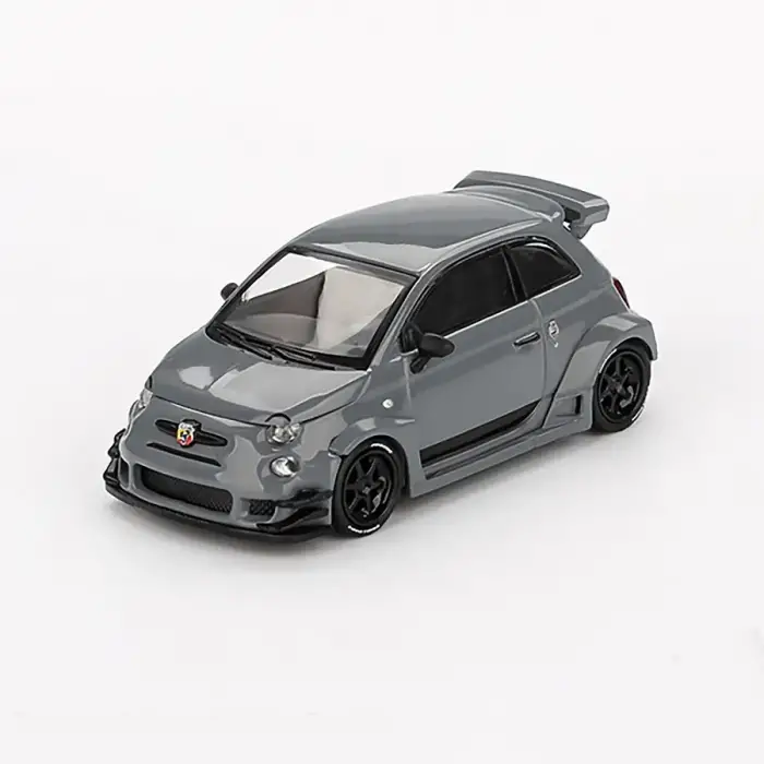 Mini GT 1/64 Abarth 595 LB-WORKS x Abas Works Grey - MGT00995