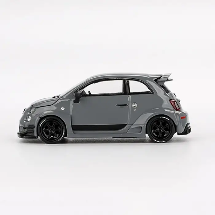 Mini GT 1/64 Abarth 595 LB-WORKS x Abas Works Grey - MGT00995