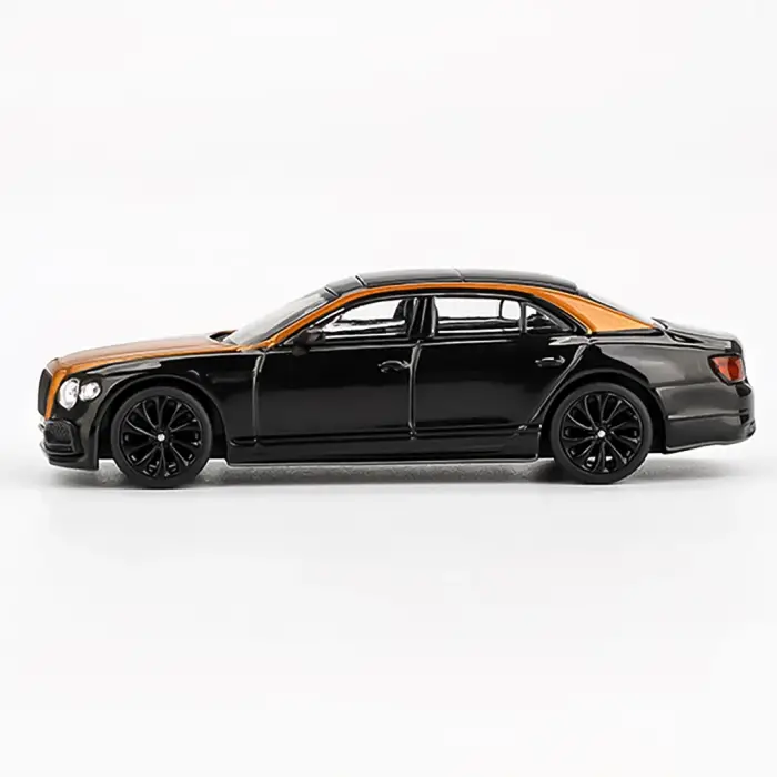 MINI GT: 1/64 Bentley Flying Spur Orange Flame / Onyx - MGT00991