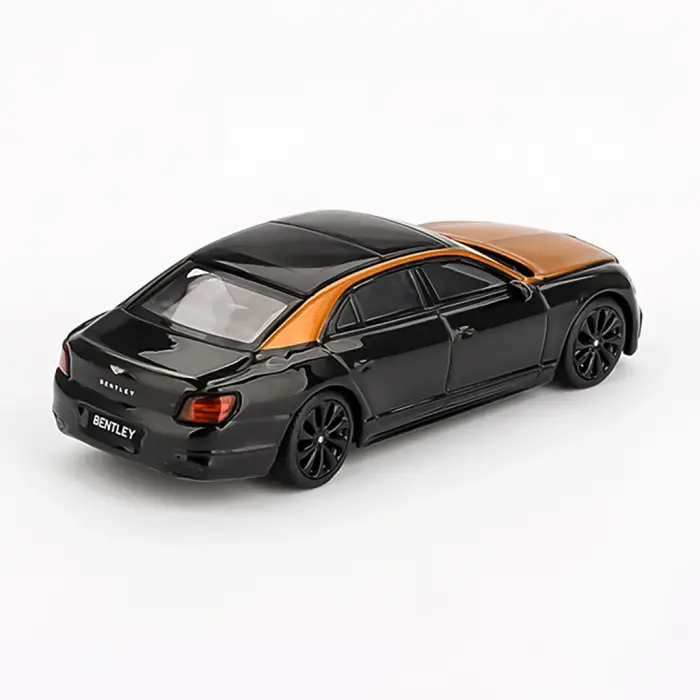 MINI GT: 1/64 Bentley Flying Spur Orange Flame / Onyx - MGT00991