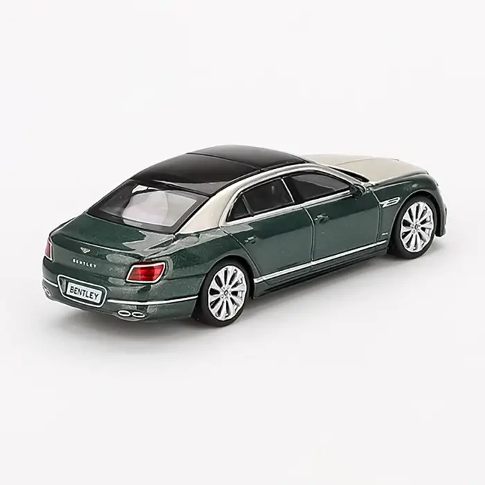 Mini GT 1/64 Bentley Flying Spur White Sand Verdant MGT00867-BL