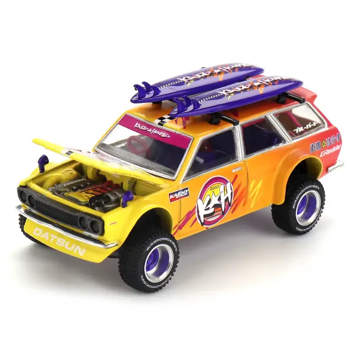 Mini GT 1/64 KaidoHouse Datsun KAIDO 510 Wagon 4x4 Kaido ISLANDS V1 - KHMG210