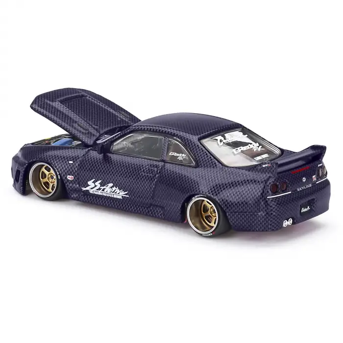 Mini GT 1/64 KaidoHouse Nissan Skyline GT-R (R33) Active Carbon R V2 - KHMG163