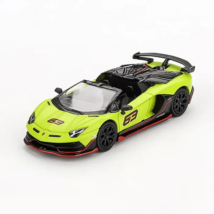 Mini GT 1/64 Lamborghini Aventador SVJ 63 Roadster Verde Shock - MGT00887