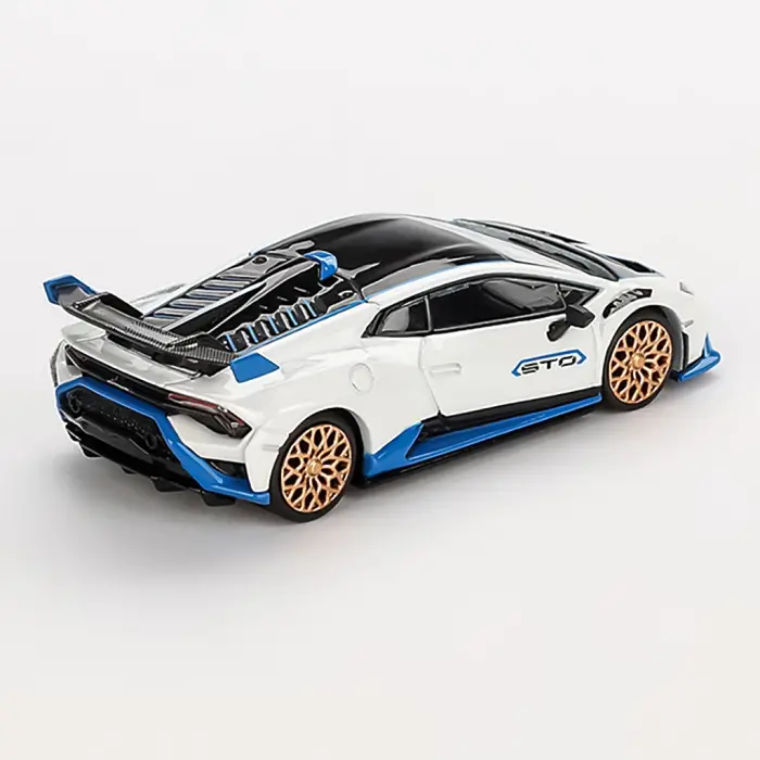 MINI GT: 1/64 Lamborghini Huracán STO  Bianco Asopo - MGT00788
