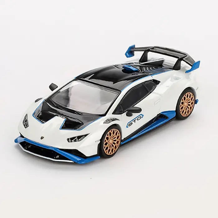MINI GT: 1/64 Lamborghini Huracán STO  Bianco Asopo - MGT00788