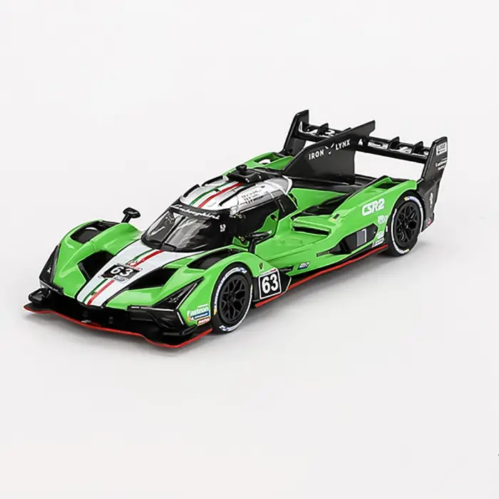 MINI GT: 1/64 Lamborghini SC63 #63 Iron lynx 2024 IMSA Sebring 12 Hrs - Blister Paket - MGT00816-BL