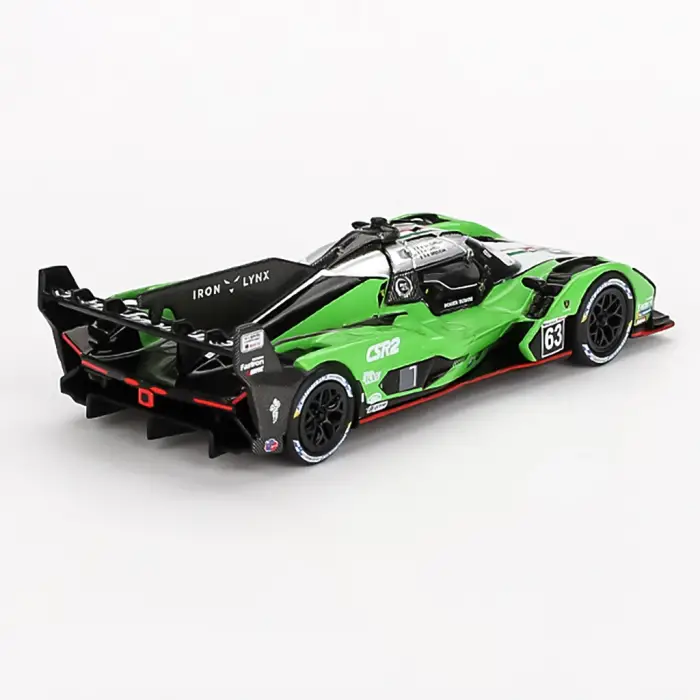 MINI GT: 1/64 Lamborghini SC63 #63 Iron lynx 2024 IMSA Sebring 12 Hrs - Blister Paket - MGT00816-BL