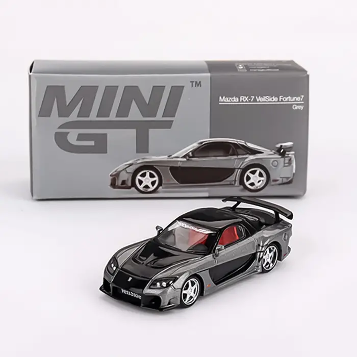Mini GT 1/64 Mazda RX-7 VeilSide Fortune Grey - MGT01057