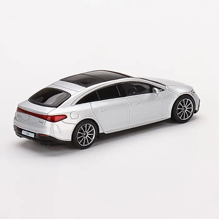 MINI GT: 1/64 Mercedes-Benz EQS 580 4MATIC Silver Metallic - MGT00508