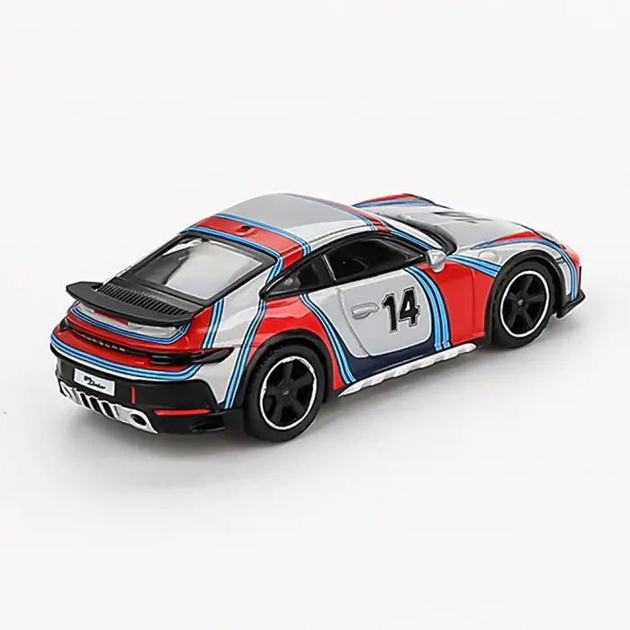 MINI GT: 1/64 Porsche 911 Dakar Ice Grey Metallic Rally 1978 - MGT00964