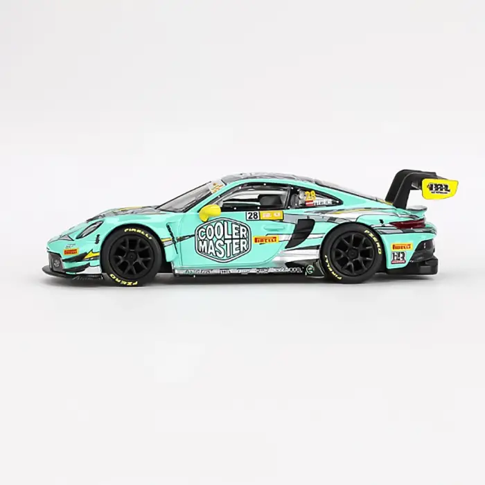 Mini GT 1/64 Porsche 911 GT3 R HubAuto Racing 2023 FIA GT World Cup 70th Macau Grand Prix