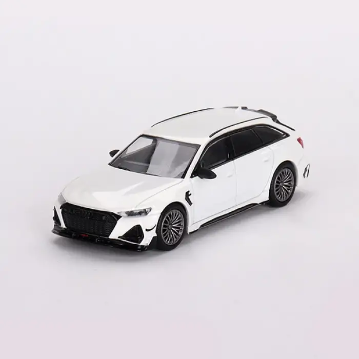 Mini GT AB Audi RS6-R Glacier White Metallic - MGT00701
