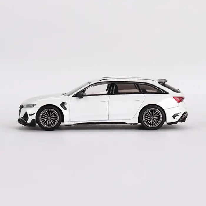 Mini GT AB Audi RS6-R Glacier White Metallic - MGT00701