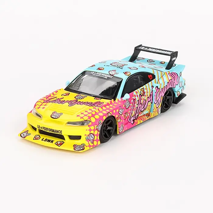 Mini GT Nissan LB-Super Silhouette S15 SILVIA LBWK KUMA - MGT00743